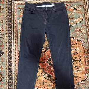 Faherty Men's Black Straight Leg Jeans